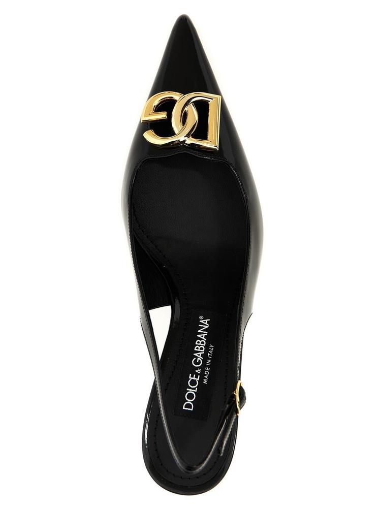 돌체앤가바나 SS25 Lollo slingback CG0894A103780999 Black  