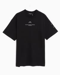 23SS 어콜드월 반팔 티셔츠 ACWMTS103BLACK DOM