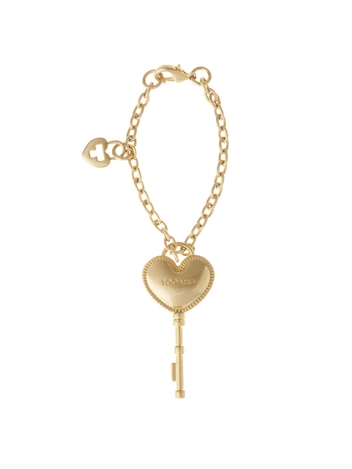 투아모 Heart key chain bag charm 하트 열쇠 체인 참장식_GOLD 골드