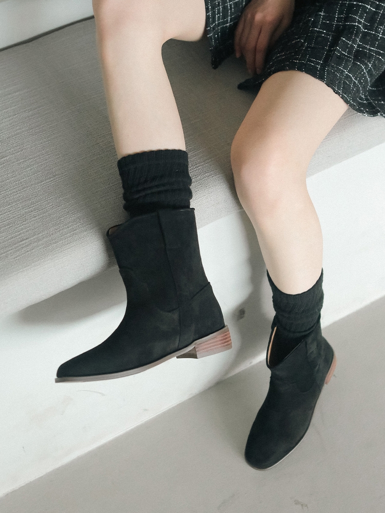 [리퍼브]rfb7085 western ankle boots _ 4colors