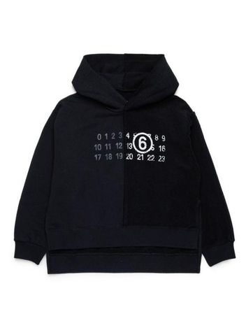 [해외배송] 25SS  키즈  MM6 메종마르지엘라 니트 스웻셔츠 M60768MM04H M6900 BLACK