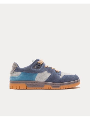 아크네 스튜디오 SS24 08STHLM Low Fuzzy W - Shoes AD0700 Afs Grey/blue