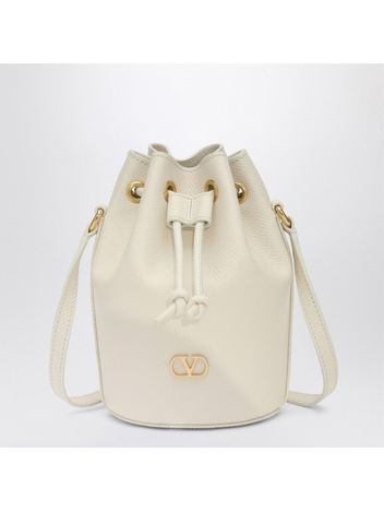 발렌티노 가라바니 SS25 Valentino Garavani Vlogo Signature ivory bucket bag 6W2P0AJ2SNP White