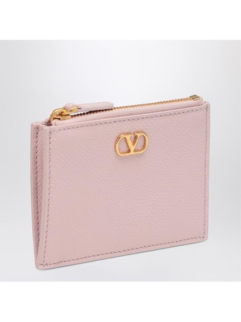 발렌티노 가라바니 SS25 Valentino Garavani Vlogo Signature quartz rose wallet 6W2P0AK9SNP Pink