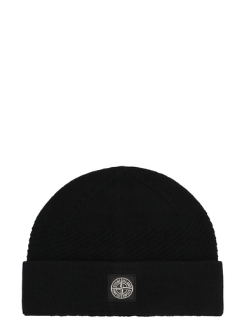 스톤아일랜드 FW24 Virgin wool hat 8115N07B5_V0029 black