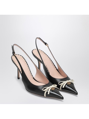 발렌티노 가라바니 SS25 Valentino Garavani Black pointed slingback with bow 6W2S0LQ1DAL Black