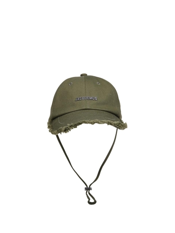 자크뮈스 SS25 LA CASQUETTE ARTICHAUT HAT 23E235AC452.5012 Green