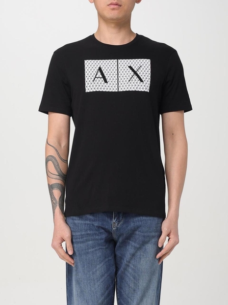 아르마니 익스체인지 SS25 T-shirt uomo armani exchange 8NZTCKZ8H4Z 1200 Black