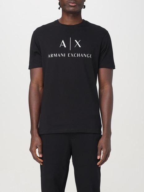 아르마니 익스체인지 SS25 T-shirt uomo armani exchange 8NZTCJZ8H4Z 1200 Black