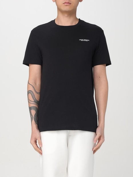 아르마니 익스체인지 SS25 T-shirt uomo armani exchange 8NZT91Z8H4Z 1200 Black