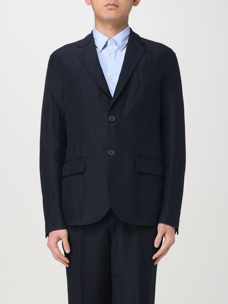 아르마니 익스체인지 SS25 Armani Exchange Mens Blazer 8NZG15ZNFNZ 1583 Blue