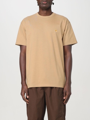 칼하트 SS25 T-shirt uomo Carhartt Wip I026391 2N1XX Tobacco