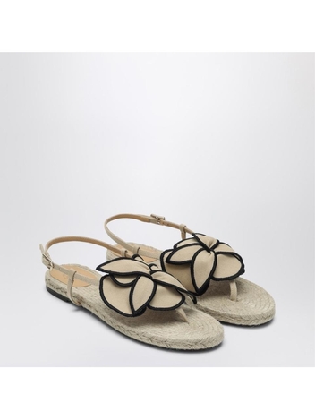 까스따네르 SS25 Castaner Sandal in sand color with flower 025614CO Beige