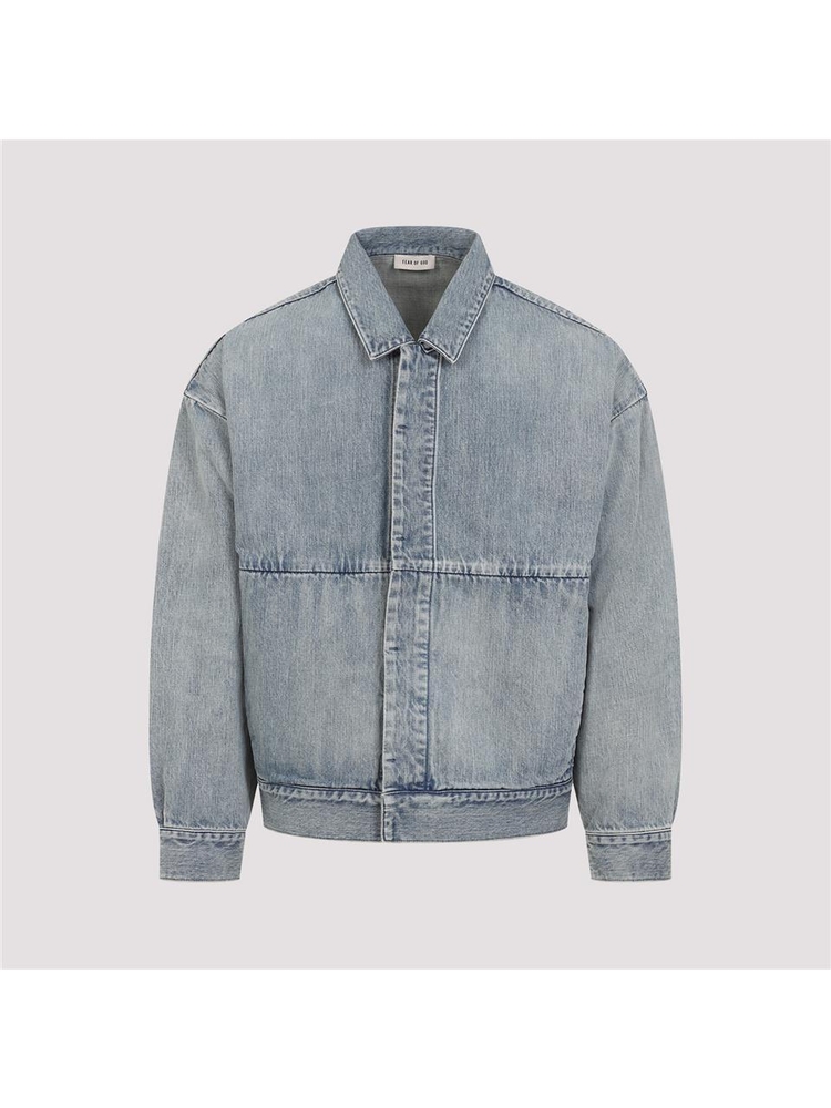 피어 오브 갓 SS25 Fear Of God Denim Trucker Jacket FGE230.318DNM Blue