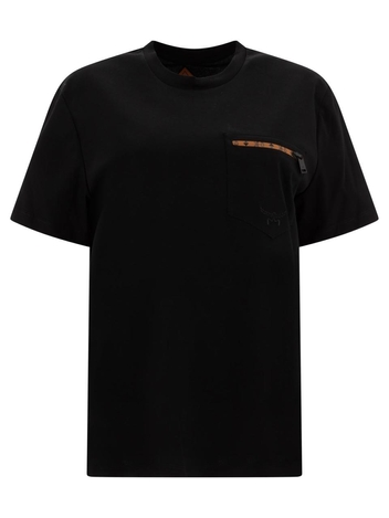 엠씨엠 SS25 T-shirts MHTFSMM05BLACK Black  