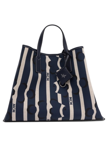 엠씨엠 SS25 Handbags MWPFSTA06NAVY BLAZER Blue