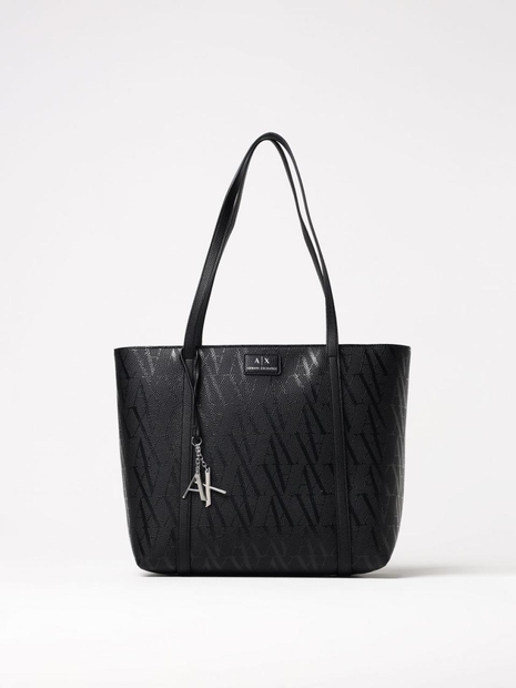 아르마니 익스체인지 SS25 Armani Exchange Womens Shoulder Bag XW001199AF15325 FC099 Black