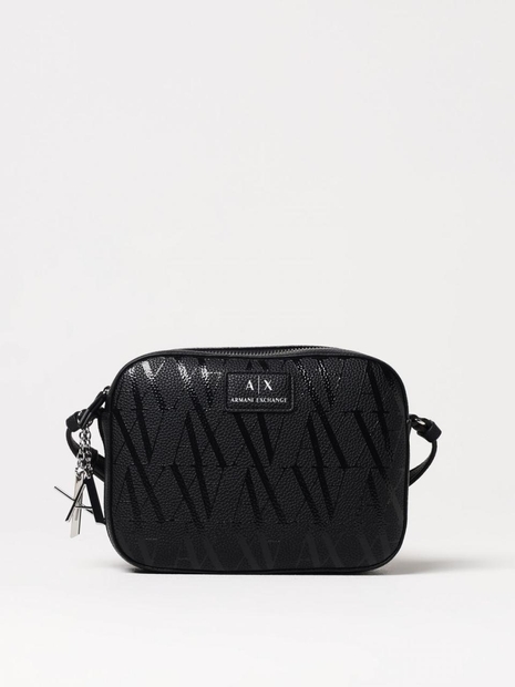 아르마니 익스체인지 SS25 Armani Exchange Womens Shoulder Bag XW001200AF15325 FC099 Black