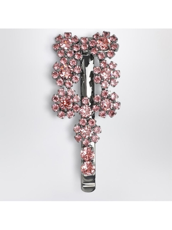 로저비비에 SS25 ROGER VIVIER Efflorescence Hair Clip silver pink REWAC050101AGK Beige