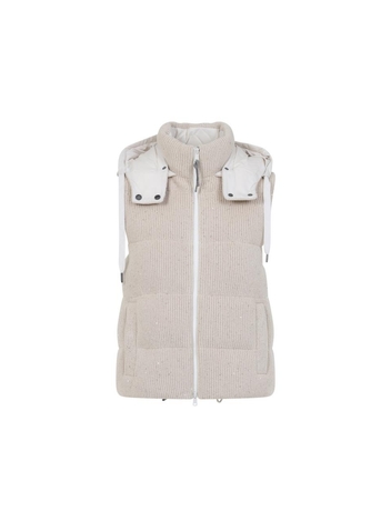 브루넬로쿠치넬리 SS25 Brunello Cucinelli Cotton Gilet M0DVT2142 Nude & Neutrals