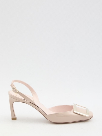 로저비비에 SS25 Trompette Metal 70 slingback pumps RVW40037740_D1P_C211 BEIGE