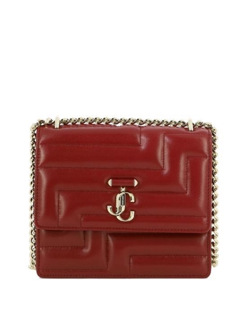 [해외배송] 24FW 지미추 숄더백 VARENNE SHOULDERNBA CRANBERRY LIGHT GOLD