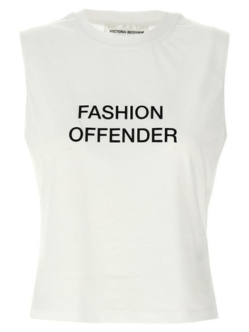 [해외배송] 25SS 빅토리아 베컴 반팔 티셔츠 1125JTS006360AWHITEFASHIONOFFENDER White