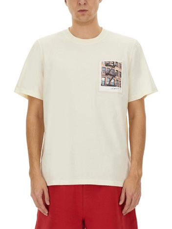 헬무트 랭 SS25 HELMUT LANG T-shirts Short Sleeve O10HM511_CMA WHITE