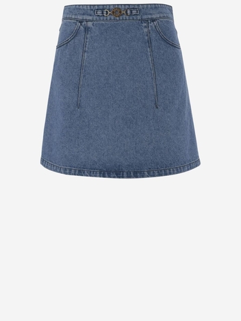 파투 SS25 PATOU Skirts SK0420216640B HERITAGE BLUE WASH