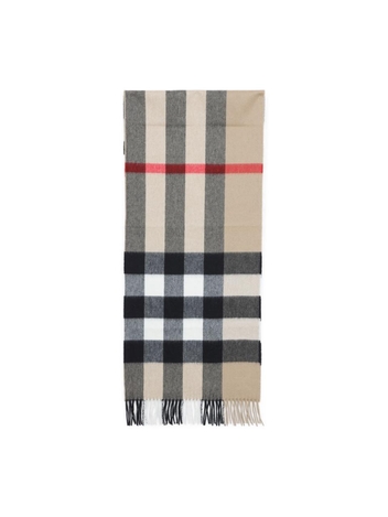 버버리 SS25 Burberry Cashmere Scarf 8077890 Nude & Neutrals