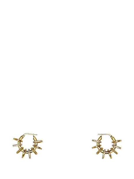 아미나무아디 SS25 AMINA MUADDI EARRINGS MULTIRINGHOOPSM GOLD Gold