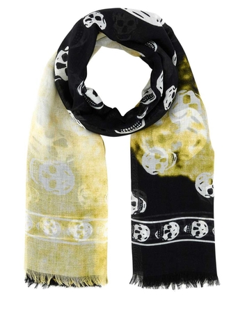 알렉산더 맥퀸 SS25 ALEXANDER MCQUEEN SCIARPE E FOULARD 8147584943Q 1075 Printed