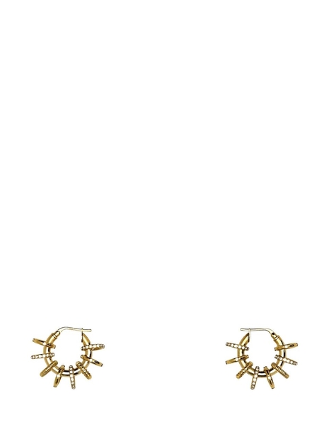 아미나무아디 FW24 AMINA MUADDI EARRINGS MULTIRINGHOOPSM GOLD Gold