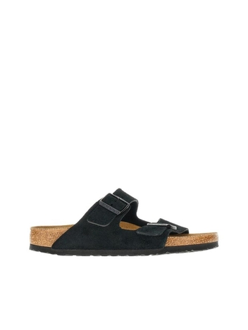 버켄스탁 SS25 BIRKENSTOCK SANDALS 951323SUEDEBLACK-BLACK Black