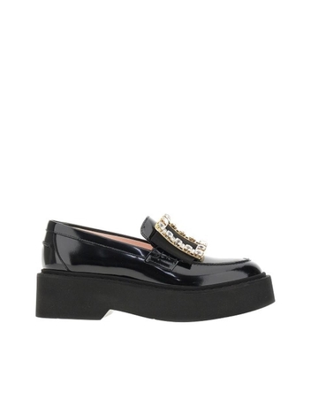 로저비비에 SS25 ROGER VIVIER LEATHER SOLE RVW74025880MRKB999-B999 Black