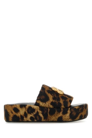 [해외배송] 24FW 발렌시아가 뮬 슬리퍼 788494W11C1 8298 Animal Print