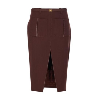 [해외배송] 25SS 엘리자베타프랜치 숏 스커트 GO06951E2644 BROWN