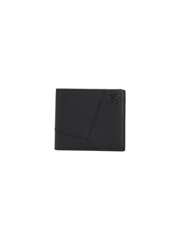 로에베 SS25 Loewe Puzzle Edge Bifold Wallet C510302X16 Black