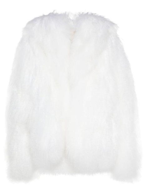 [해외배송] 24FW 디 아티코 코트 248WCB44FUR2 001 White