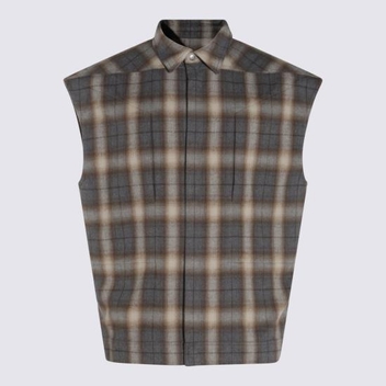 [해외배송] 25SS 릭 오웬스 자켓 RU01E5776CP158P GREY PLAID