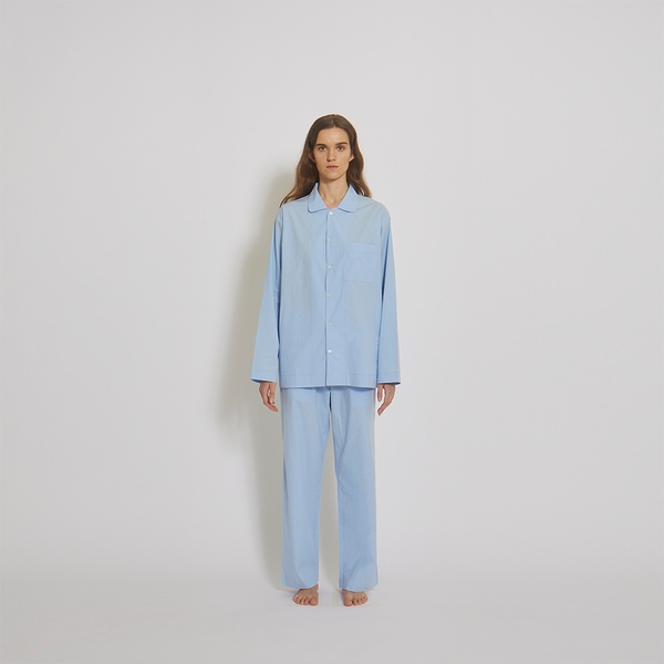 100% Cotton Pajamas for Unisex (SkyBlue)