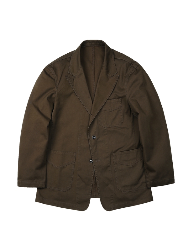 Tura Cotton Washed Jacket (Brown)