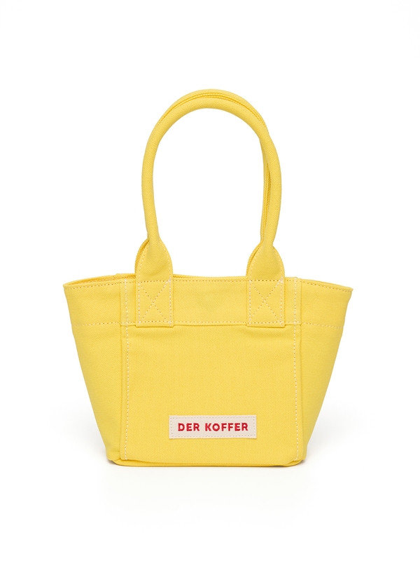 SHOPPER CANVAS MINI [NEON YELLOW]