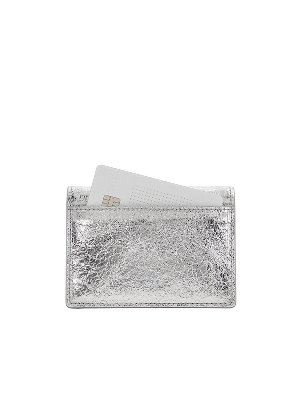 Easypass Amante Card Wallet With Chain Silver