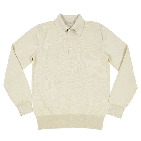 14gg Polo Collar Knit (Beige)