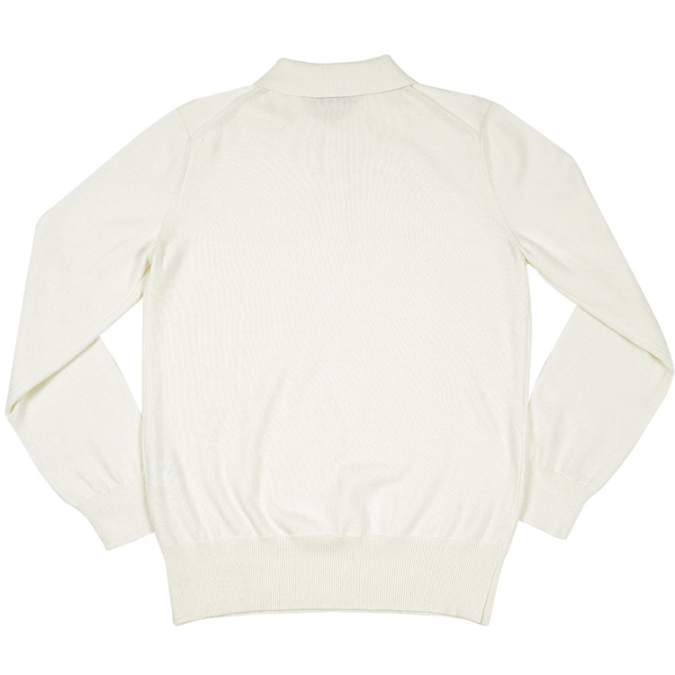 14gg Polo Collar Knit (Ivory)