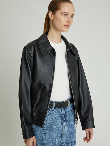 [ESSENTIAL]Torino Single Leather Jacket