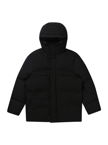 Goose Down Hood Jumper_Black