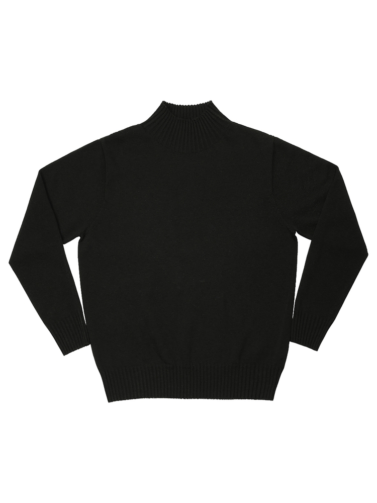 Whole Garment Mock-neck (Black)