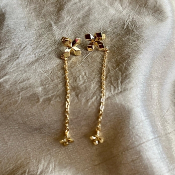 Geo Flower Stud